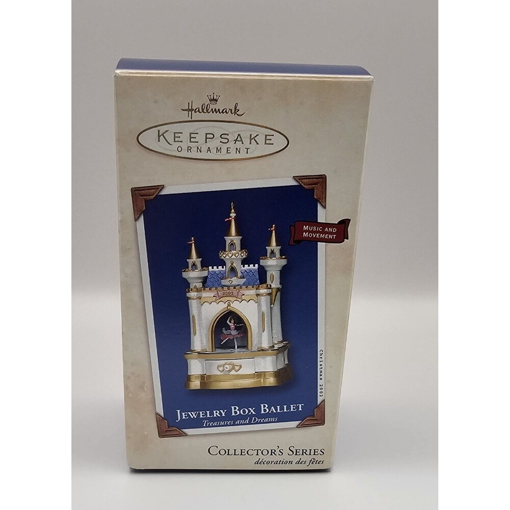 Hallmark 2003 Jewelry Box BALLET Nutcracker Music Dancing Ornament New In Box